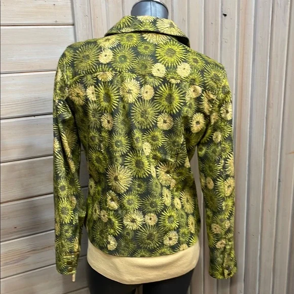 🌹Floral Green Jacket - Picture 3 of 5